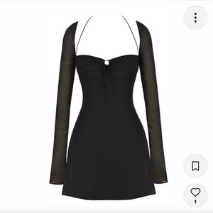 House of cb chiffon babydoll dress. Size small larger cups